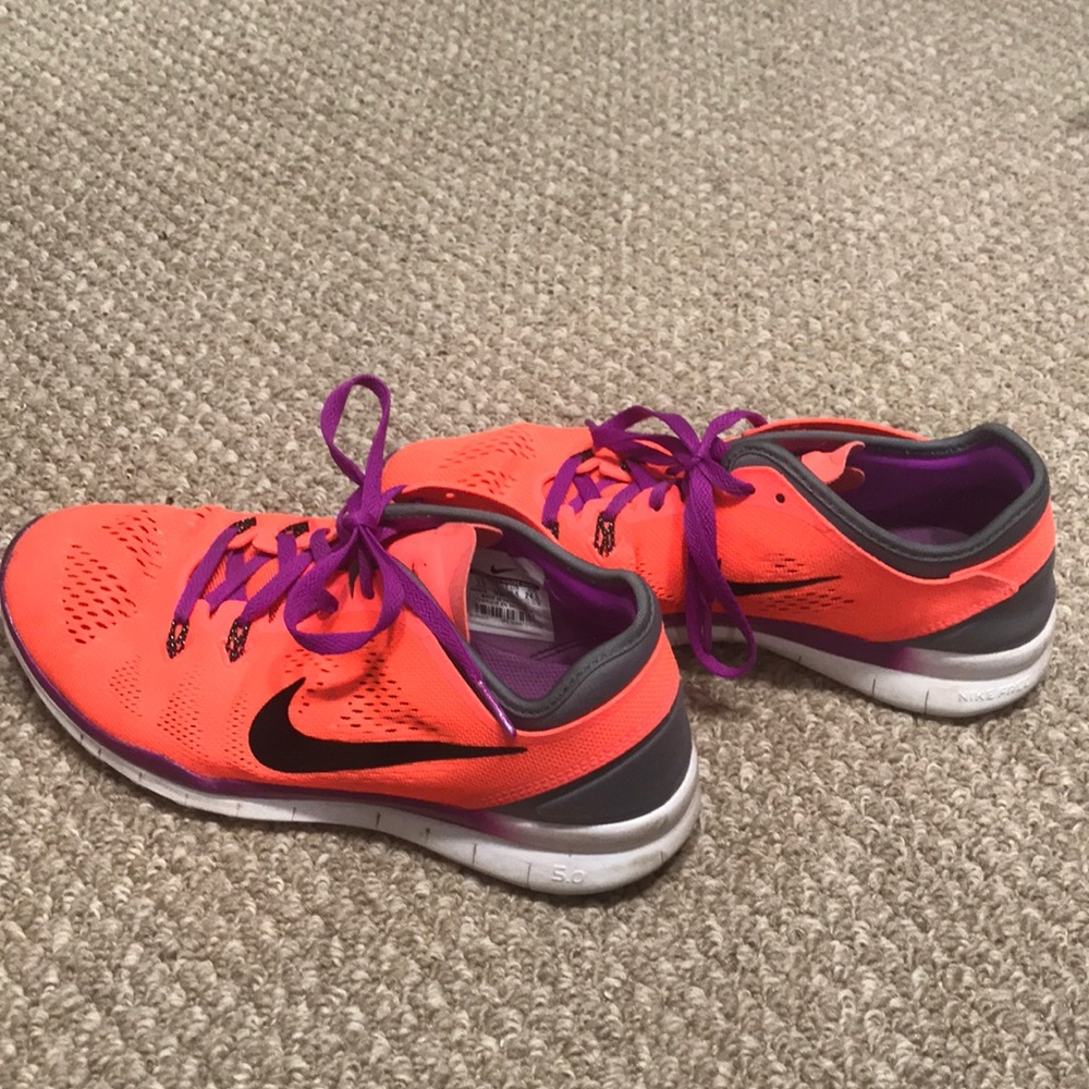 Free Nike TR FIT 5 7.5 Orange and Purple